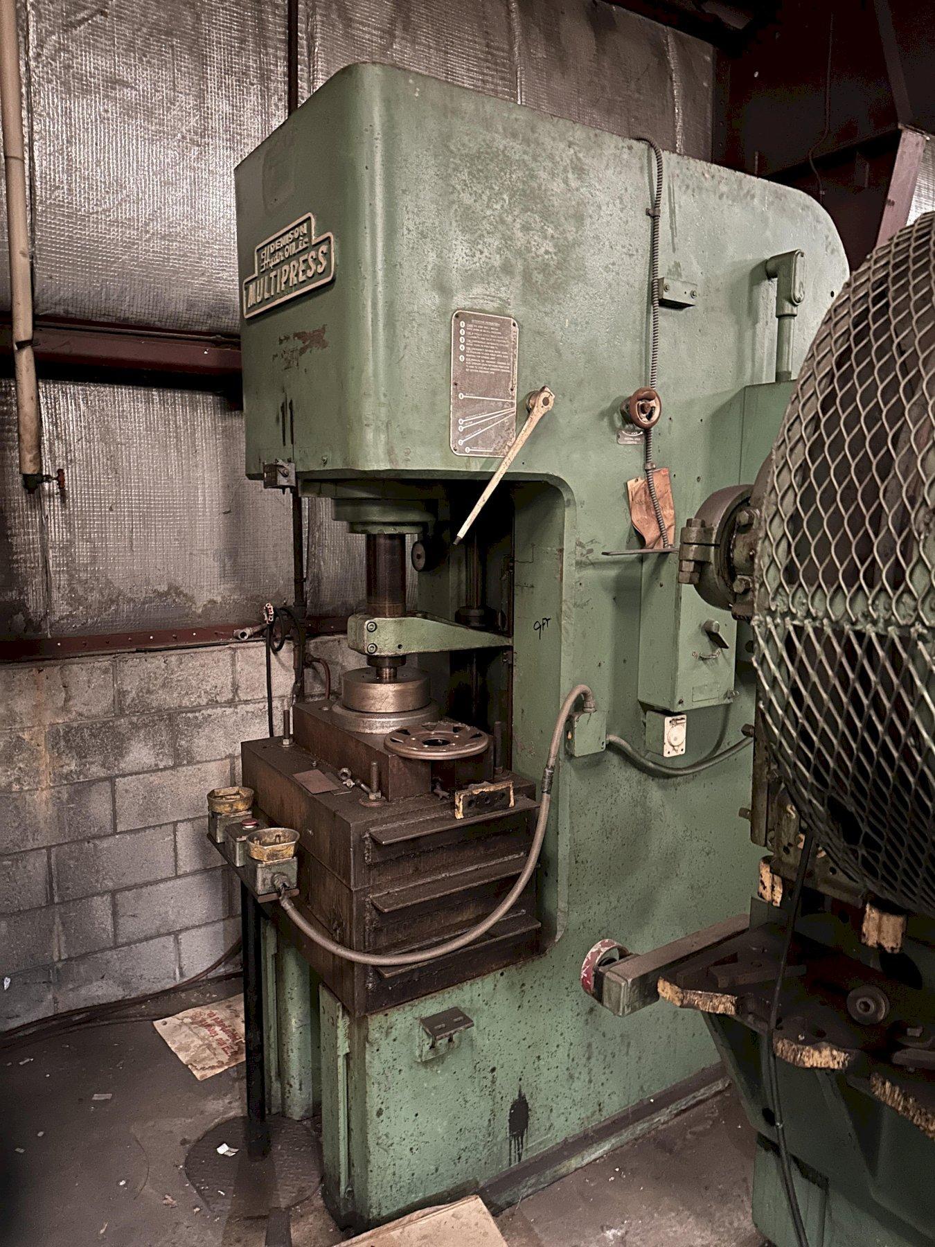 50 TON DENISON MULTIPRESS HYDRAULIC C-FRAME PRESS: YOBRO #26434