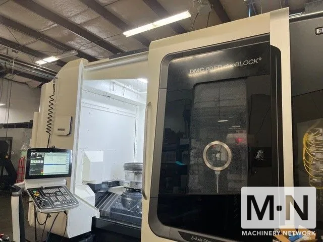 DMG Mori DMC 80FD duoBLOCK CNC Horizontal Machining Center, 2023 (138 Cut Hours)