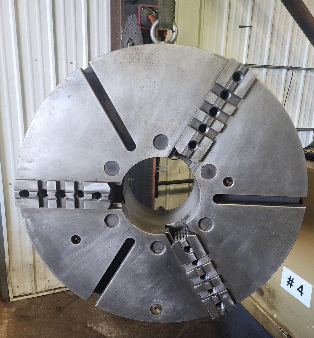 24" DIAMETER 3 JAW CHUCK: STOCK #78287
