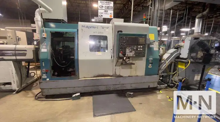 Nakamura-Tome WT-250 CNC Lathe, 2001