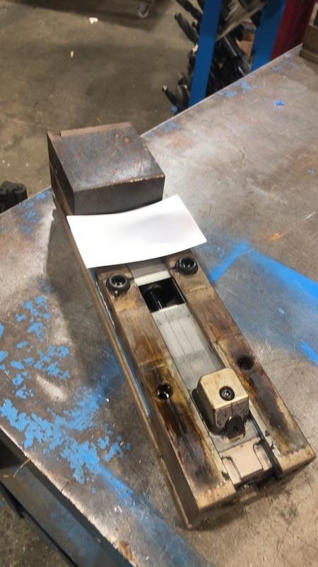 1 - PREOWNED TOOLEX DOUBLE STATION VISE, MODEL #: RES-4002