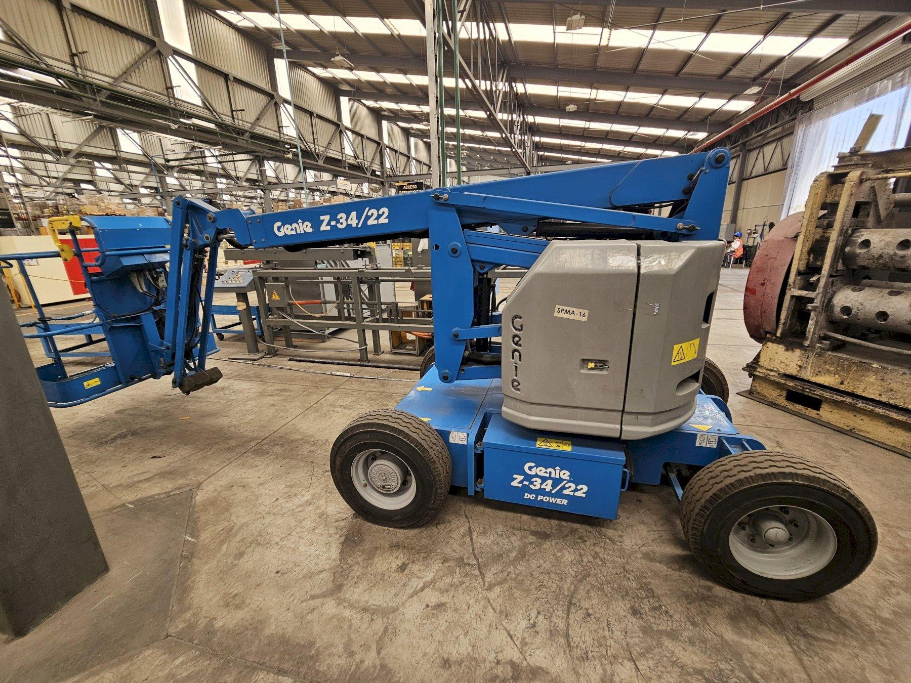 Used 2018 Genie Z-34/22 Electric Boom Lift For Sale
