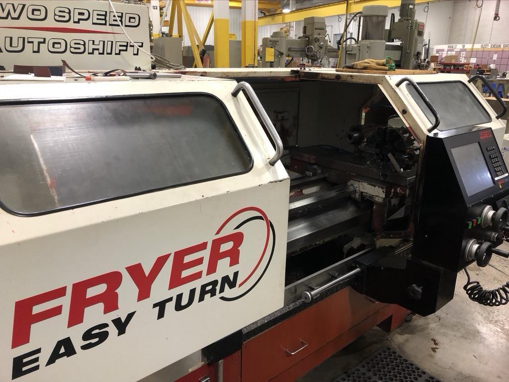 FRYER ET-18 CNC TEACH LATHE, 18" SWING, 40" CENTER DIST, 10" 3-JAW CHUCK, TAILSTOCK, ONLY 2600 HOURS, 2007