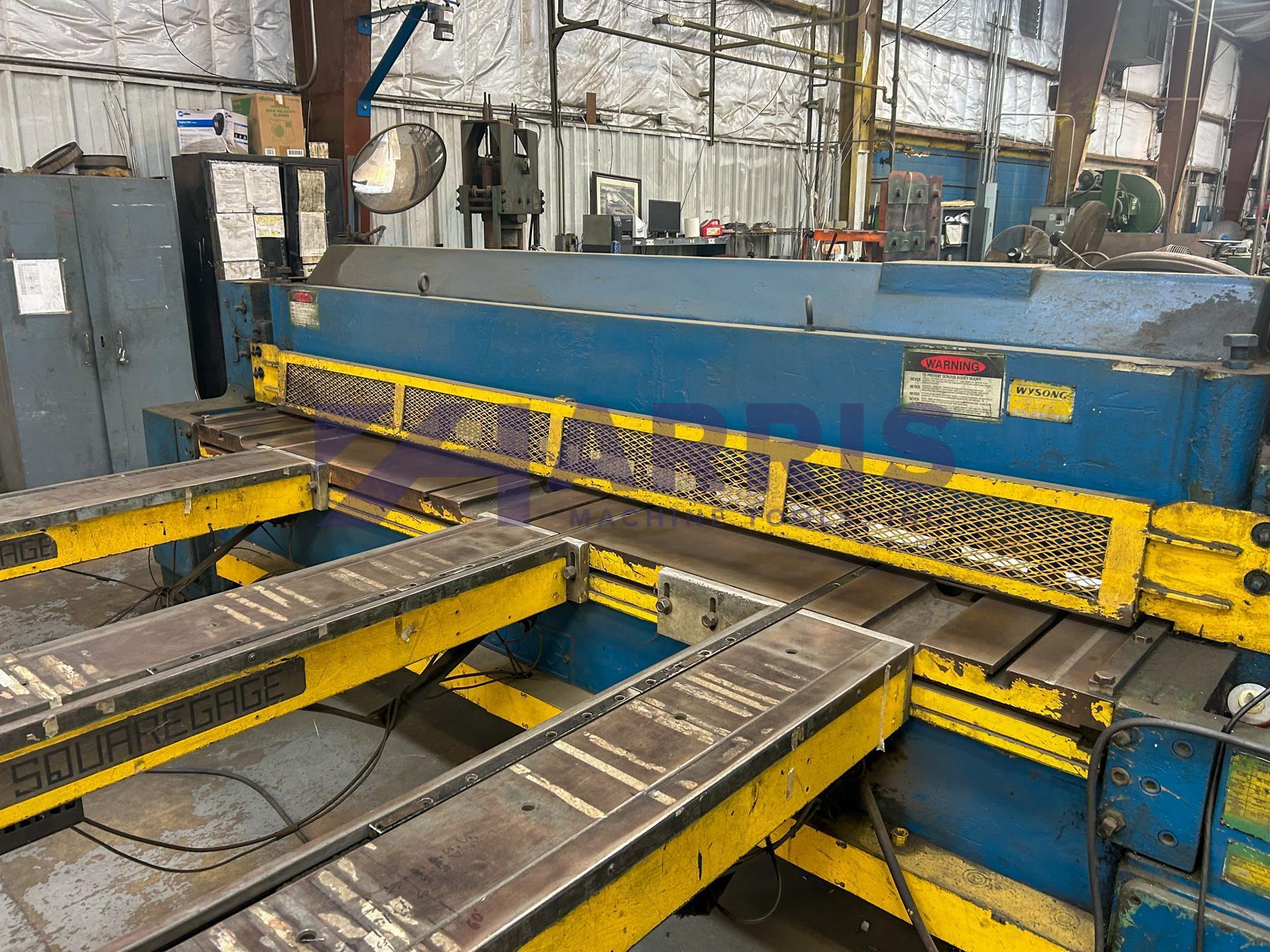 10’ x ¼” Wysong Mechanical Shear