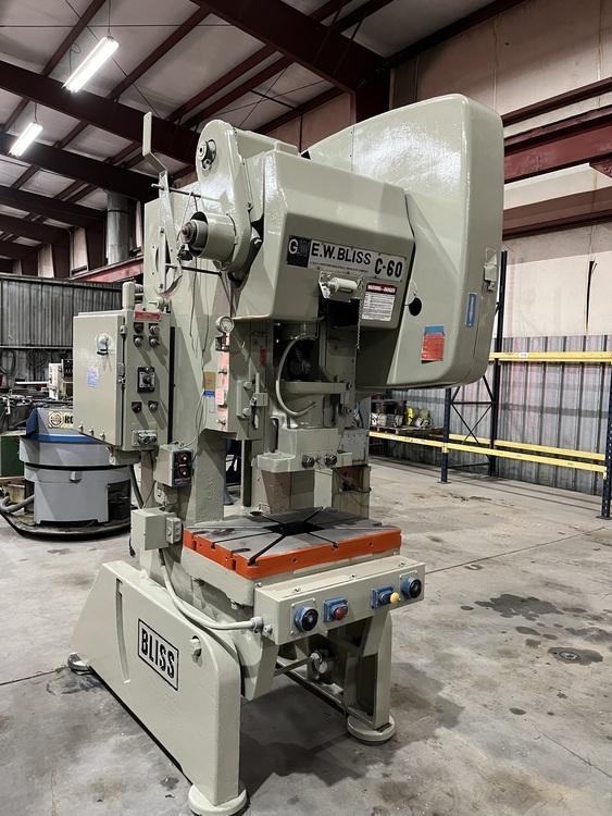 60 TON BLISS C-60 FLYWHEEL OBI PRESS