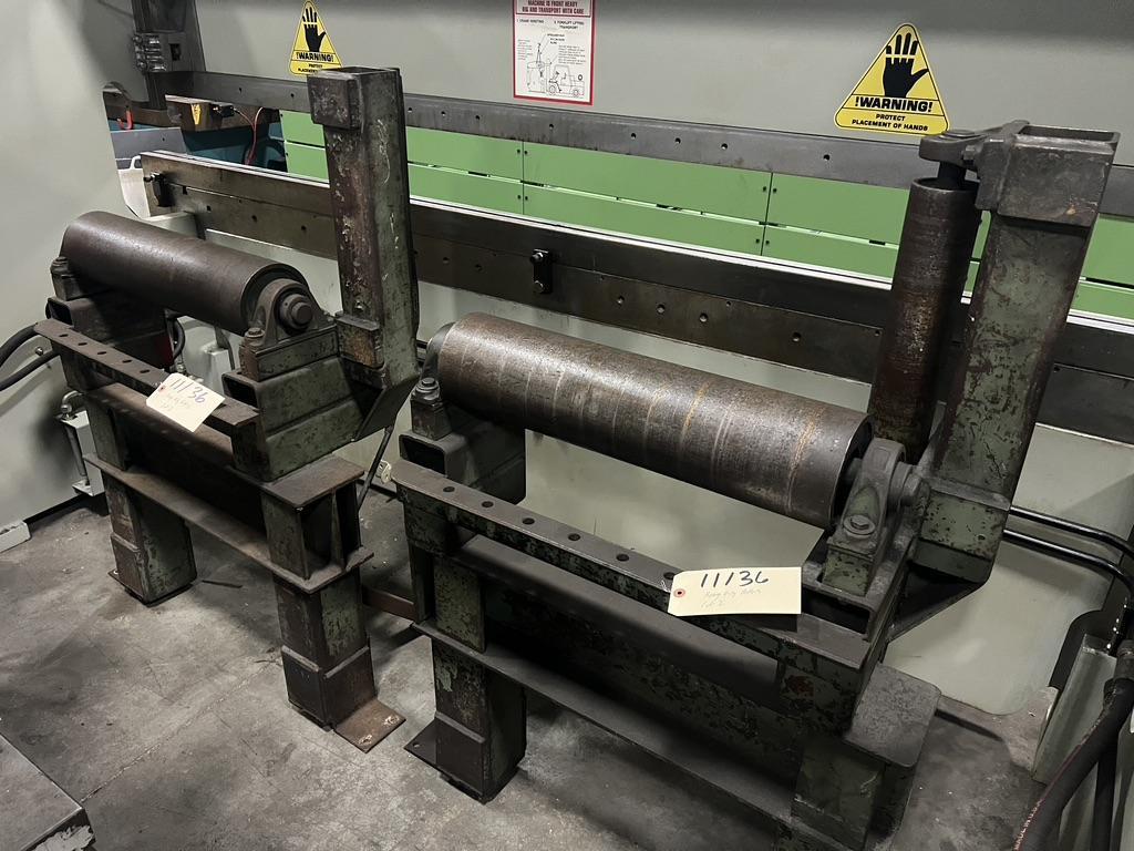 SET OF 2 INDUSTRIAL HEAVY DUTY BEAM ROLLERS