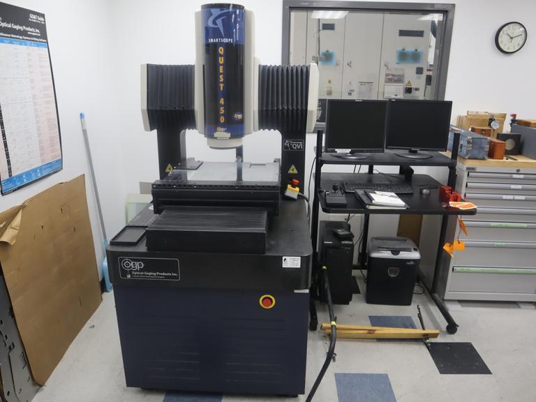 OGP Smartscope Quest 450 Measuring System, MeasureMind 3D MultiSensor Software, Remote Control- Auction Item
