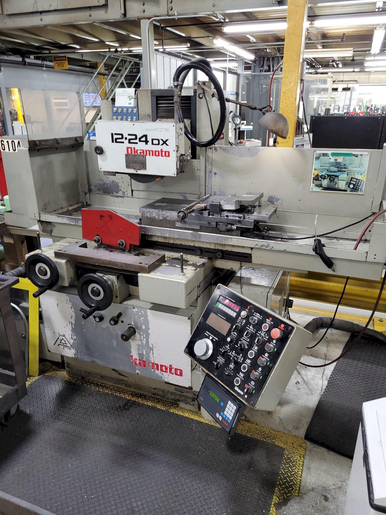 12" X 24" Okamoto Model ACC-124DXII Programmable High-Precision Surface Grinder