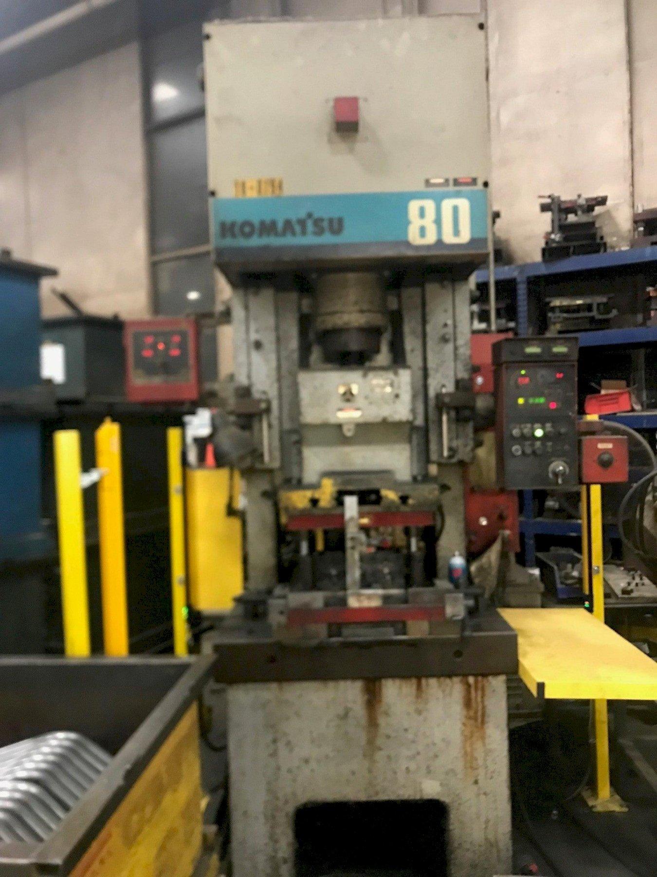 80 TON KOMATSU OBS80H-VS-3 PUNCH PRESS
