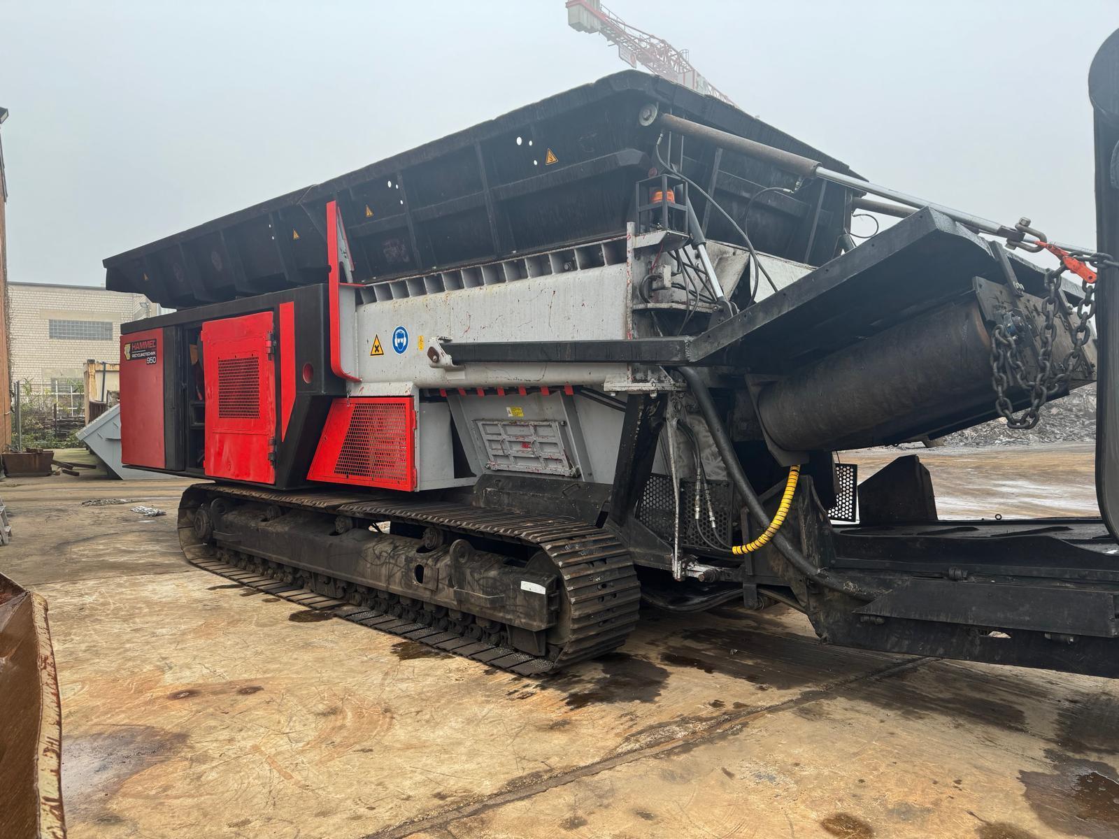 HAMMEL #VB 950 DK NR 60, MOBILE SCRAP SHREDDER