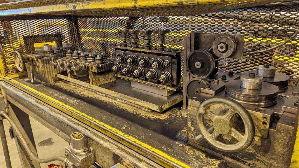 Tube Straightener and Cut-Off Machine, Komo Machine STOCK #3082