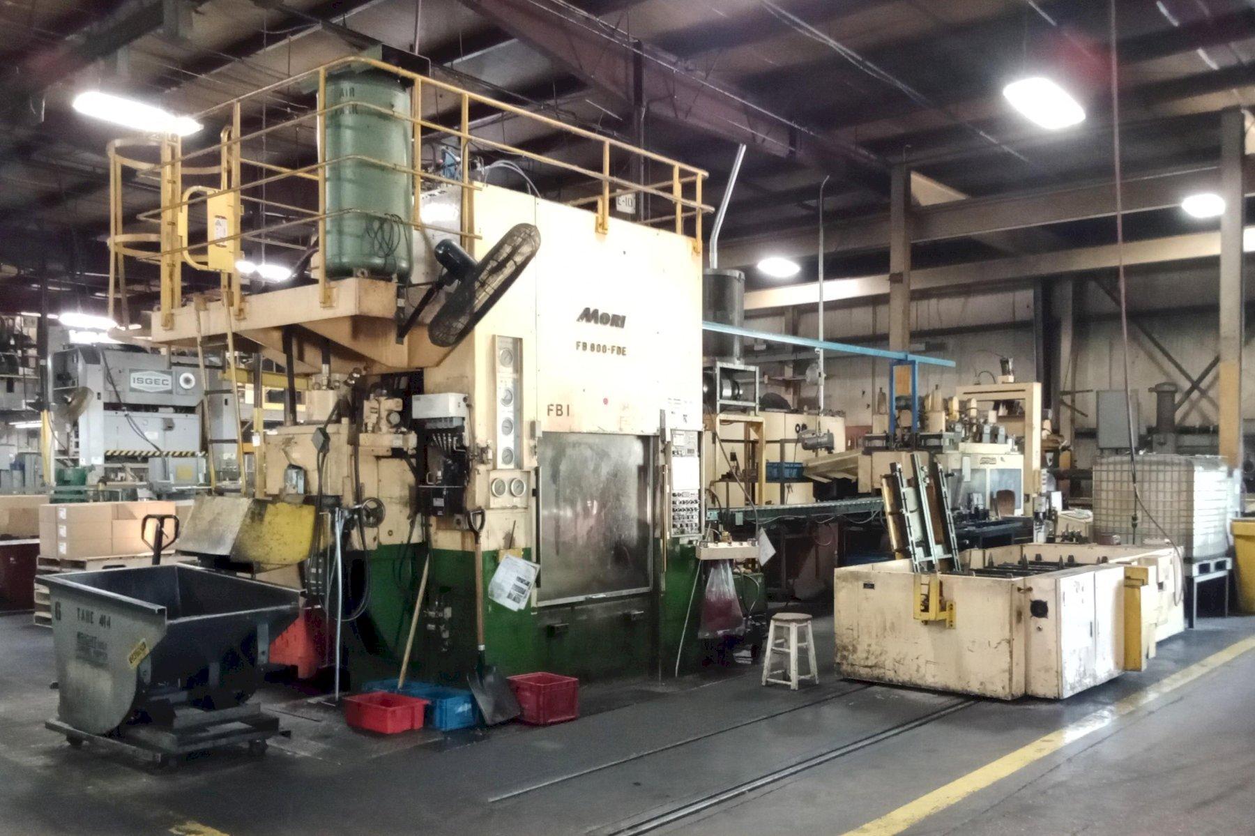 MORI 800 TON FINE BLANKING PRESS LINE