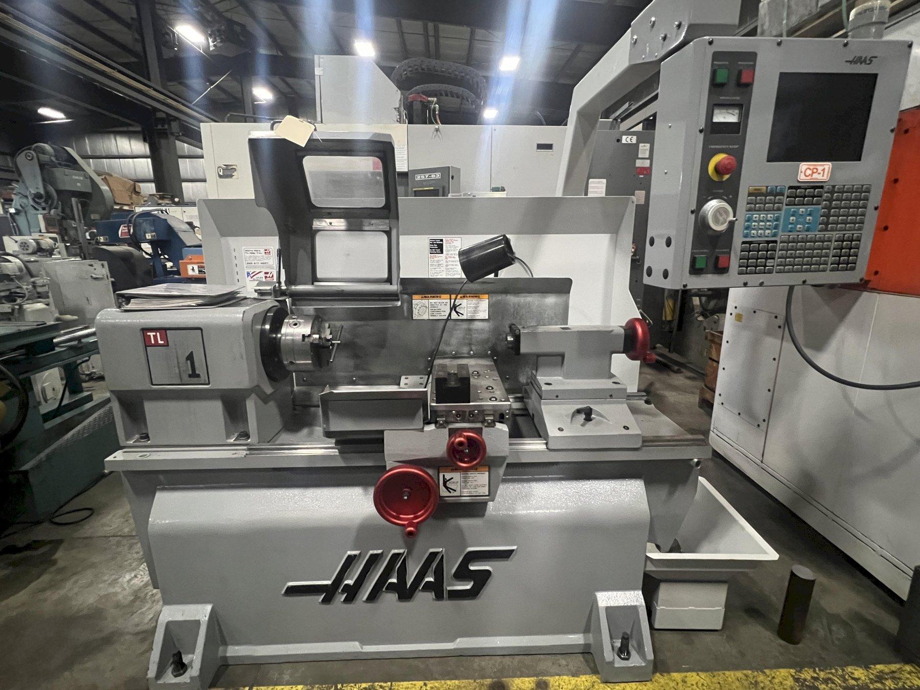 HAAS CNC TOOLROOM LATHE,  MODEL TL-1, 16" x 30", 2005