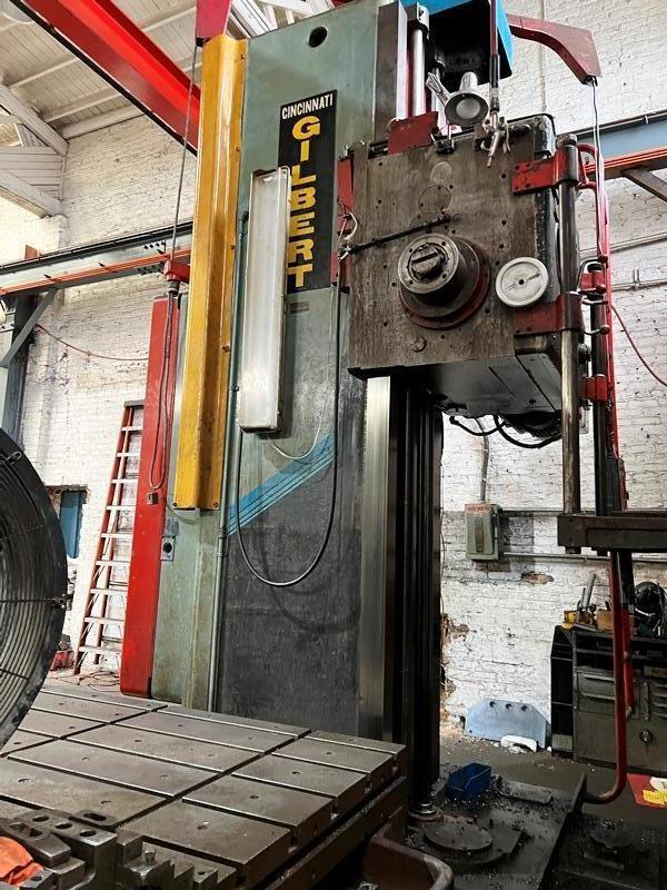 5" CINCINNATI GILBERT MODEL J FLOOR TYPE HORIZONTAL BORING MILL