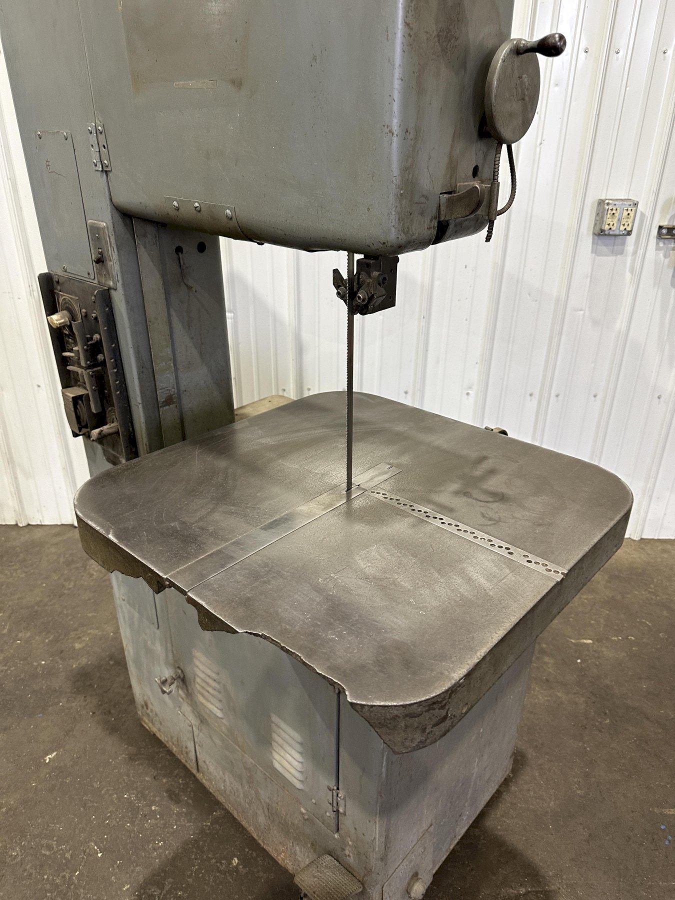 18" GROB MODEL #NS-18 VERTICAL BANDSAW: STOCK #77051