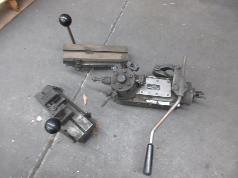 Hardinge DV-59 Lathe Dovetail Tools, Production Cross Slides (2) with Tool Holders, 6 Station Tool Turret Model L- Auction Item