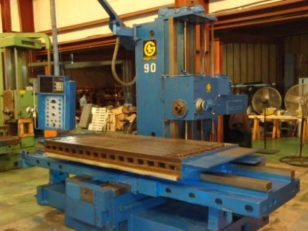 4" GIDDINGS & LEWIS 65E4T HORIZONTAL BORING MILL