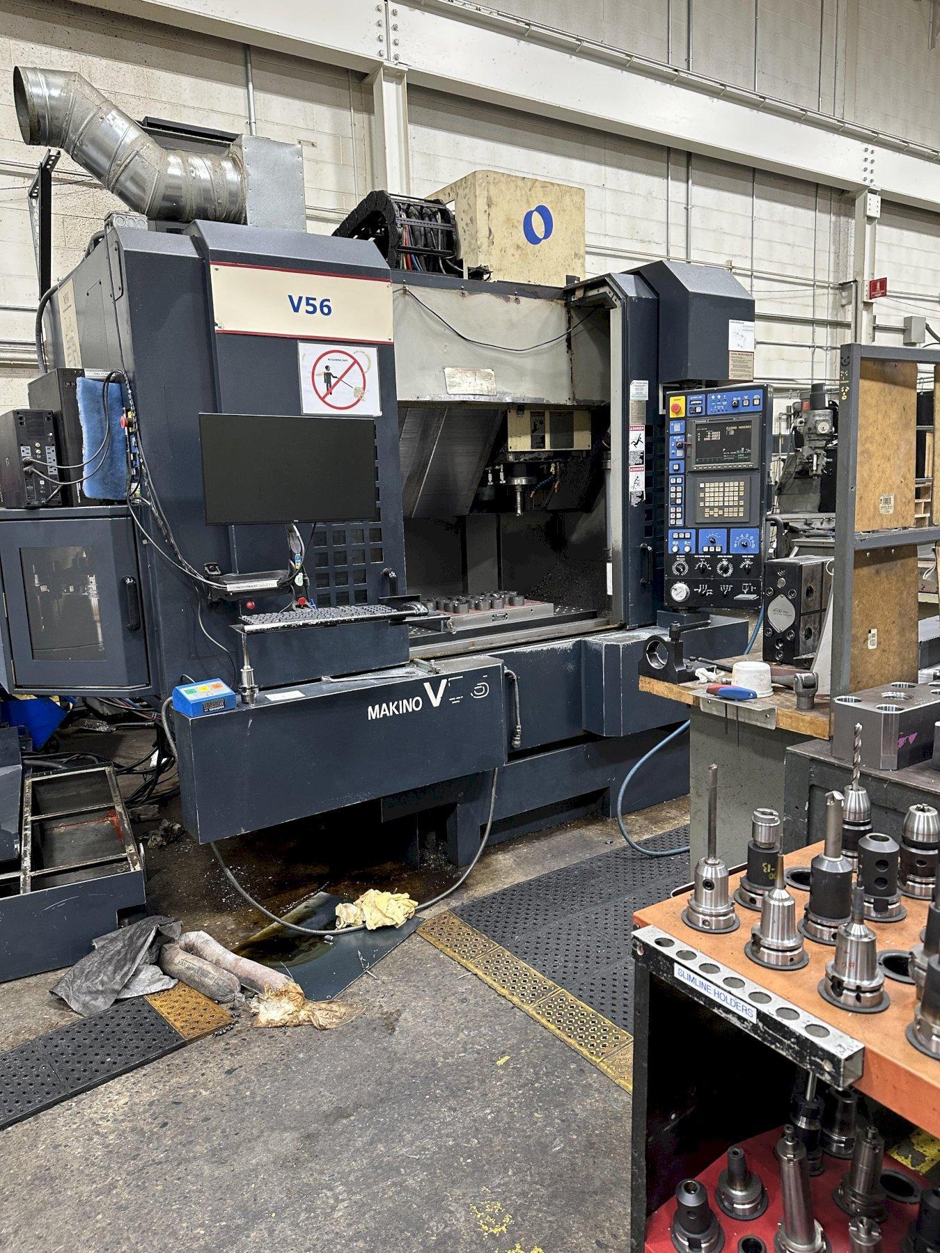 MAKINO V-56 HIGH SPEED CNC VERTICAL MACHINING CENTER