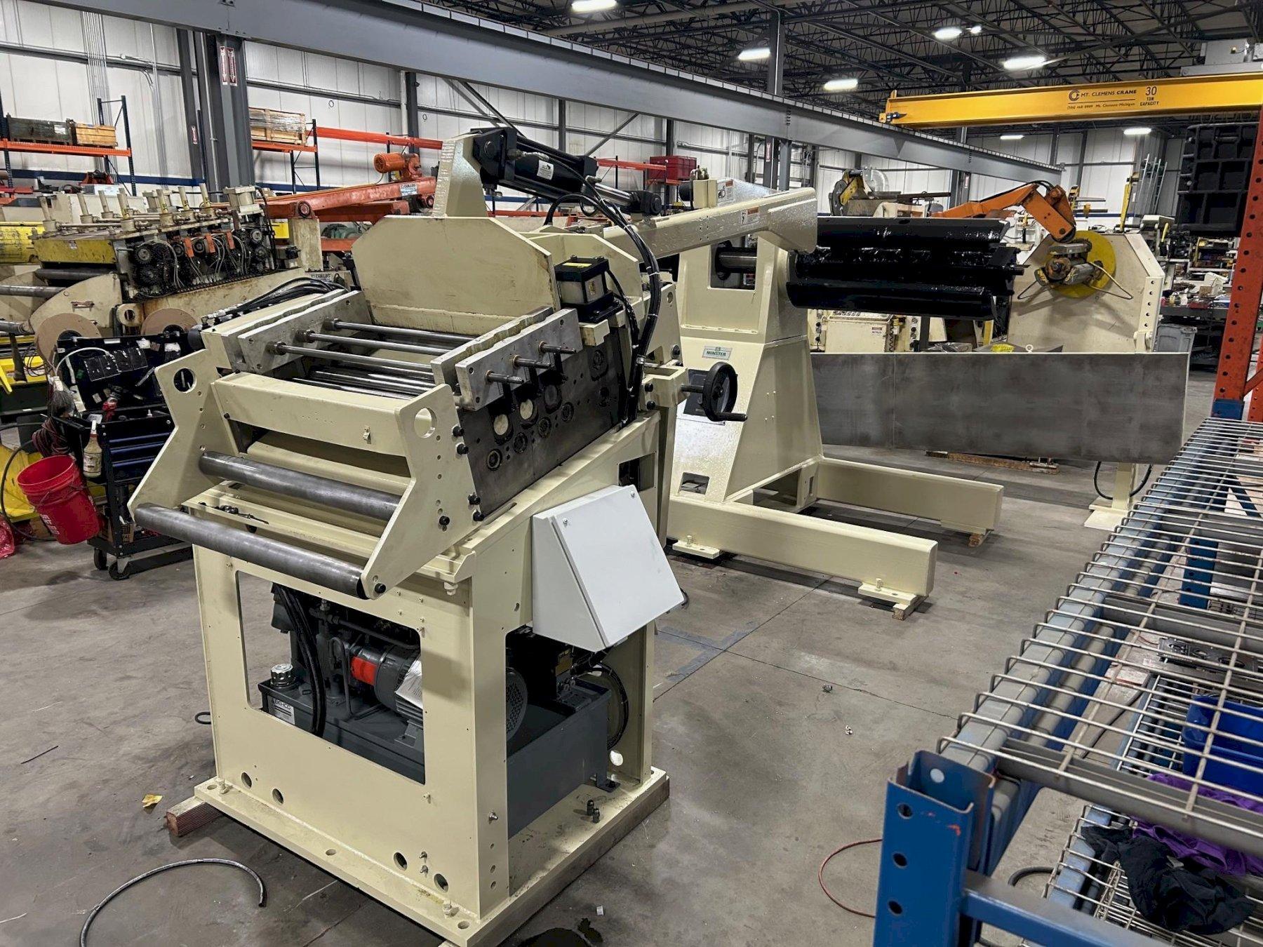 MINSTER Complete Coil Feed Line 24,000 Lbs. x 32" Wide x .151"