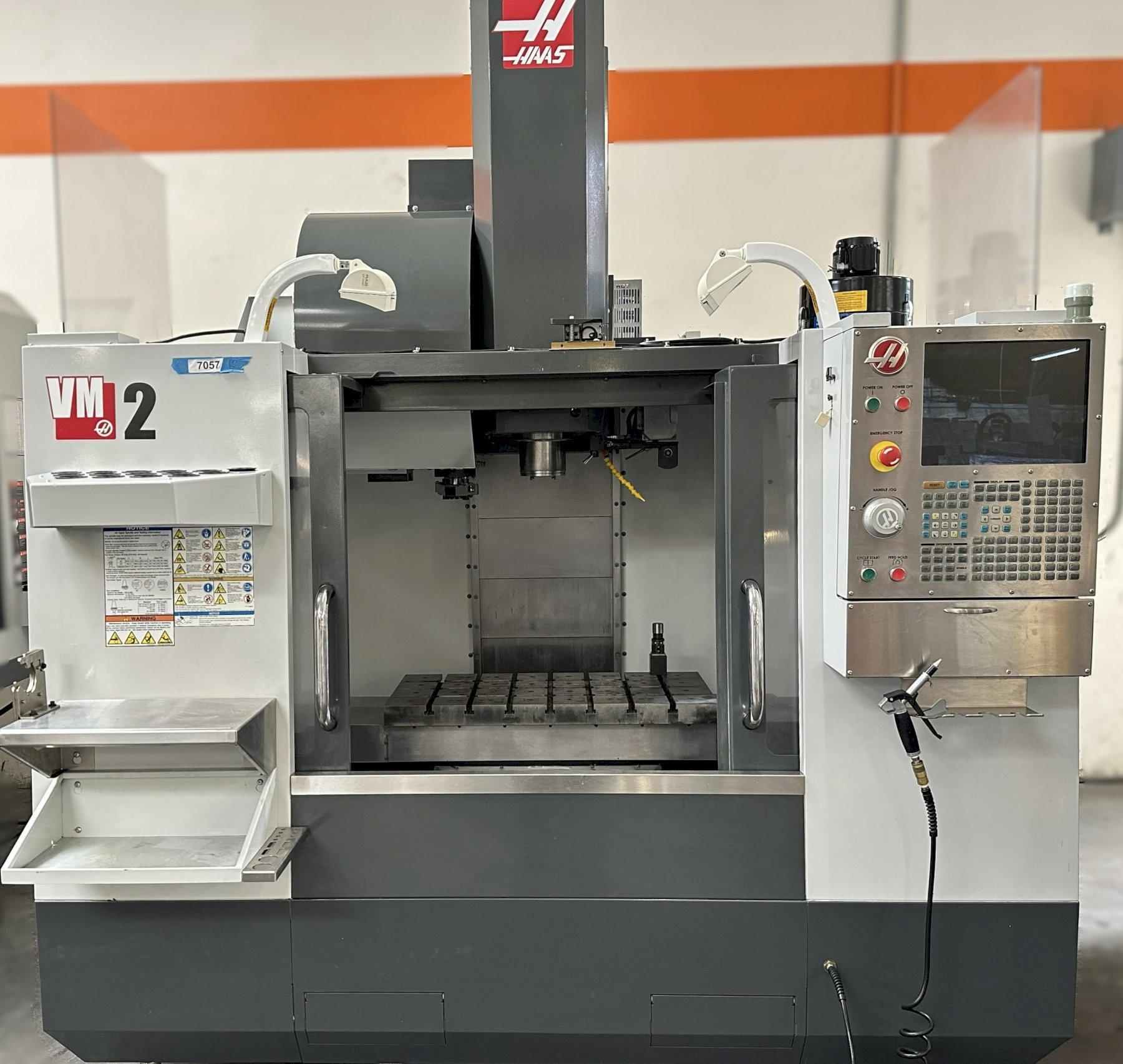 HAAS VM-2 CNC Vertical Machining Center 2010 equipped with Haas Control,  24 ATC Side Mount Tool Changer, Tool Pre-Setter, Cool, Chip Auger