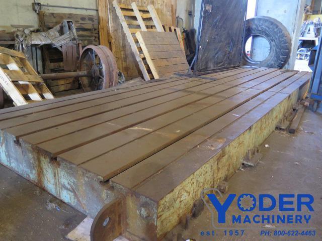 216" X 72" X 11.5" T-SLOTTED FLOOR PLATE: STOCK #78133