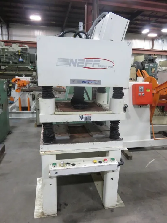 NEFF 15 TON 4-POST HYD PRESS, STOCK# 13484J