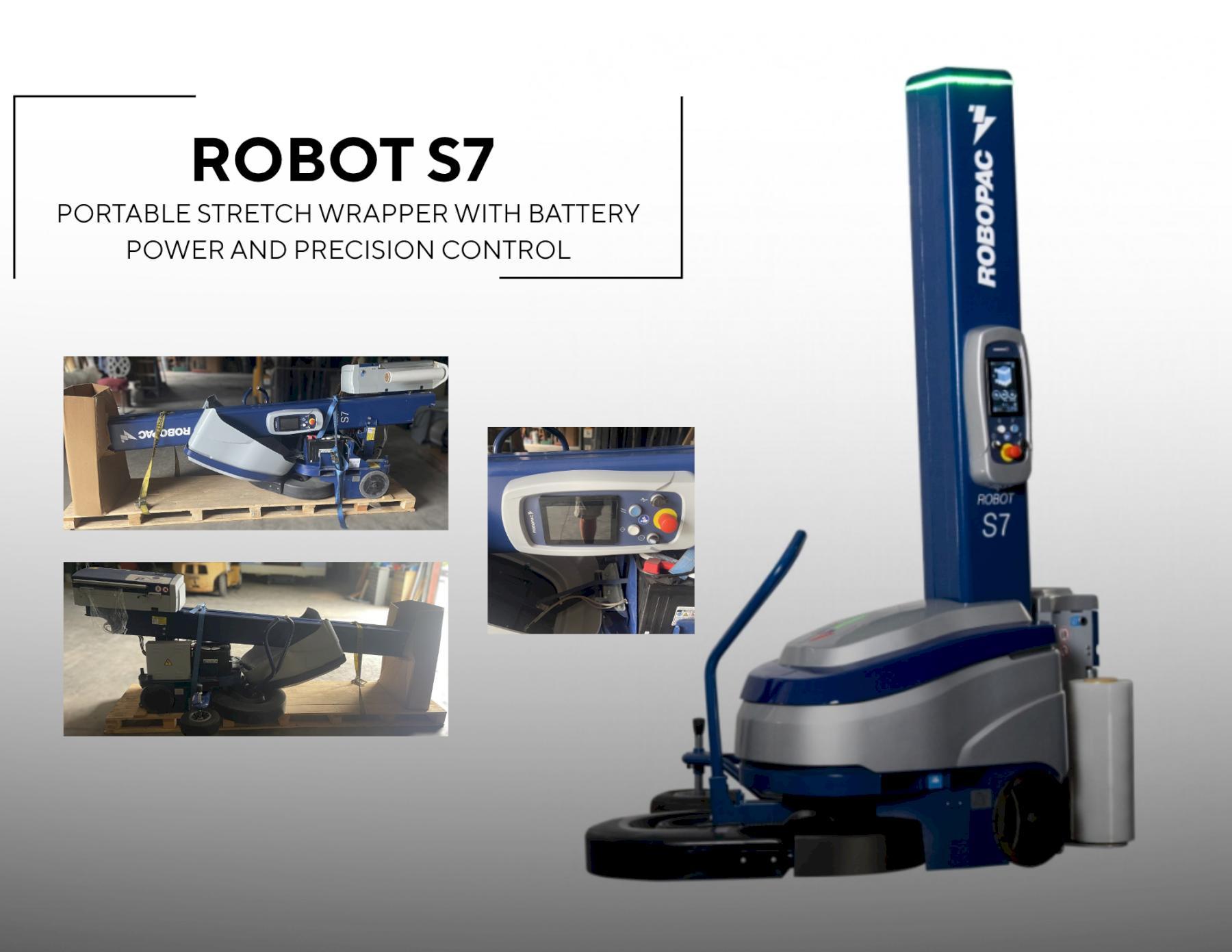 ROBOPAC Robot S7 w/ 110" Maximum Load Height Mast, R-Connect Remote Monitoring System, Blue Light Safety Beacon