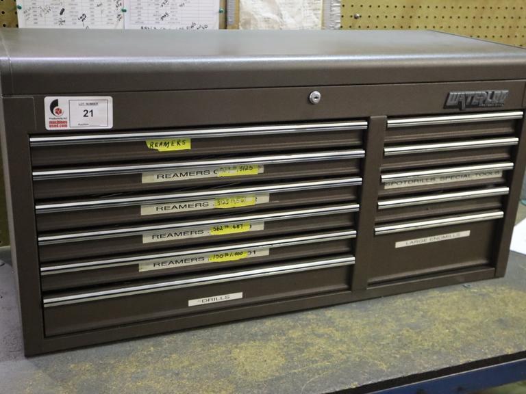 Waterloo Tool Cabinet with Contents, 11 Drawer- Auction Item