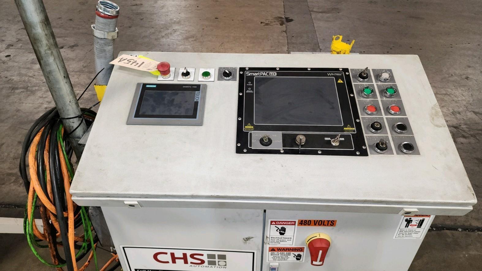30" Mecon Cabinet Mounted Servo Feed, Model #600F301 with Updated Siemens Controls in 2021!