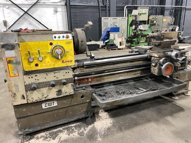 Lion C10T Used Gap Bed Engine Lathe For Sale - 1994