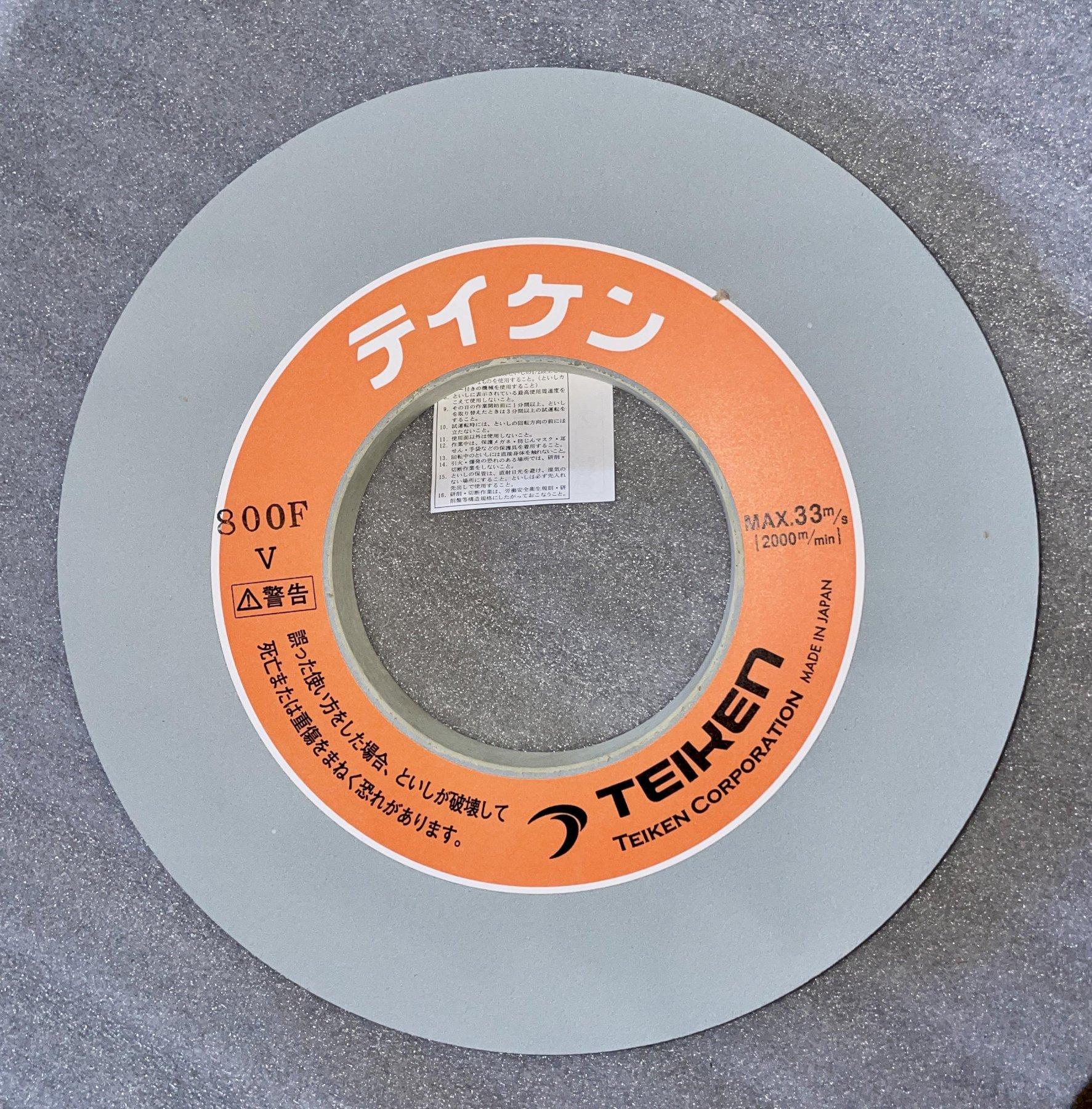 12" x 1" TEIKEN GRINDING WHEEL WITH 5" ID Hub, Brand New, 800 F