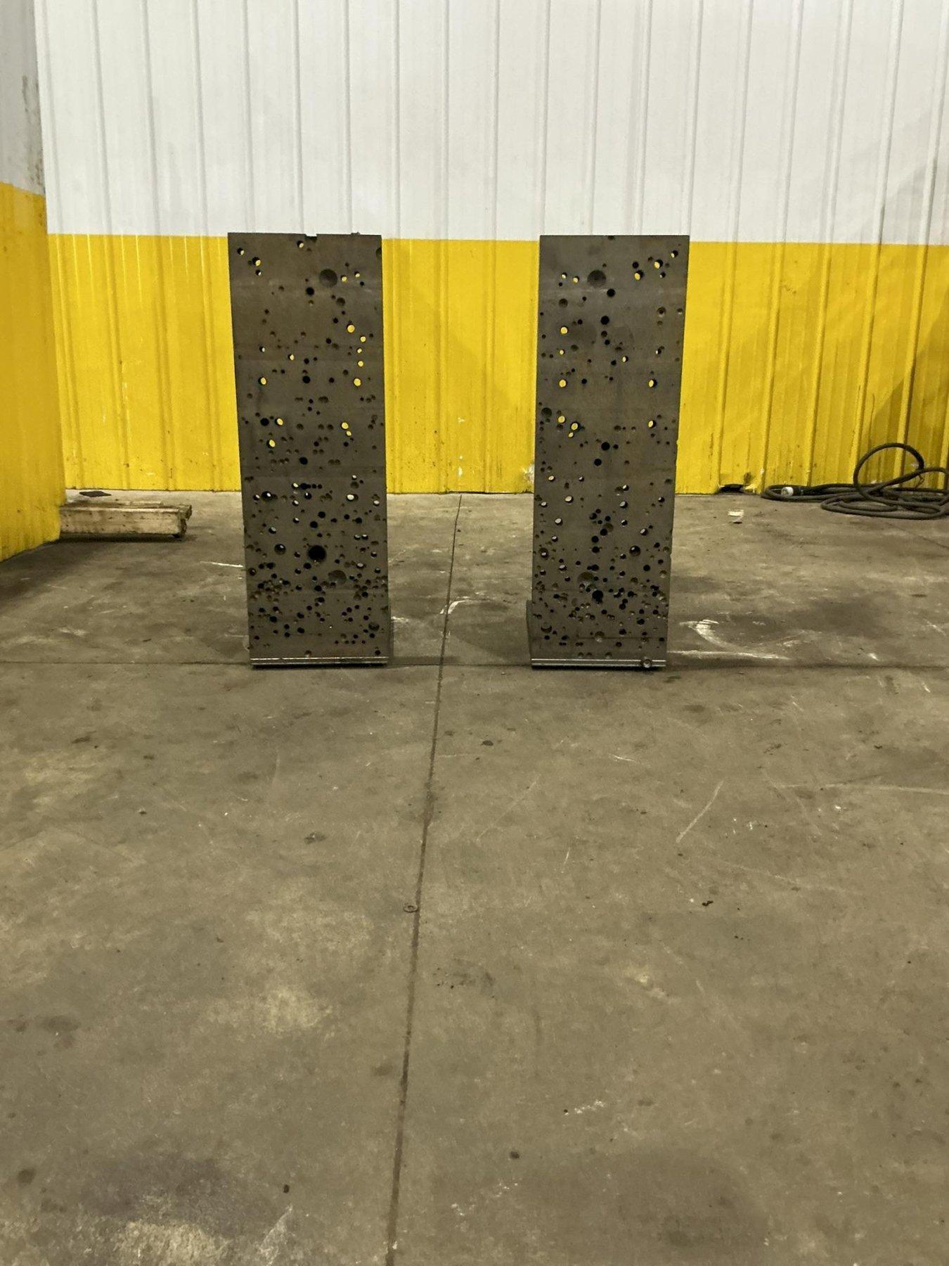 (2) T-SLOTTED ANGLE PLATES: YOBRO 25350
