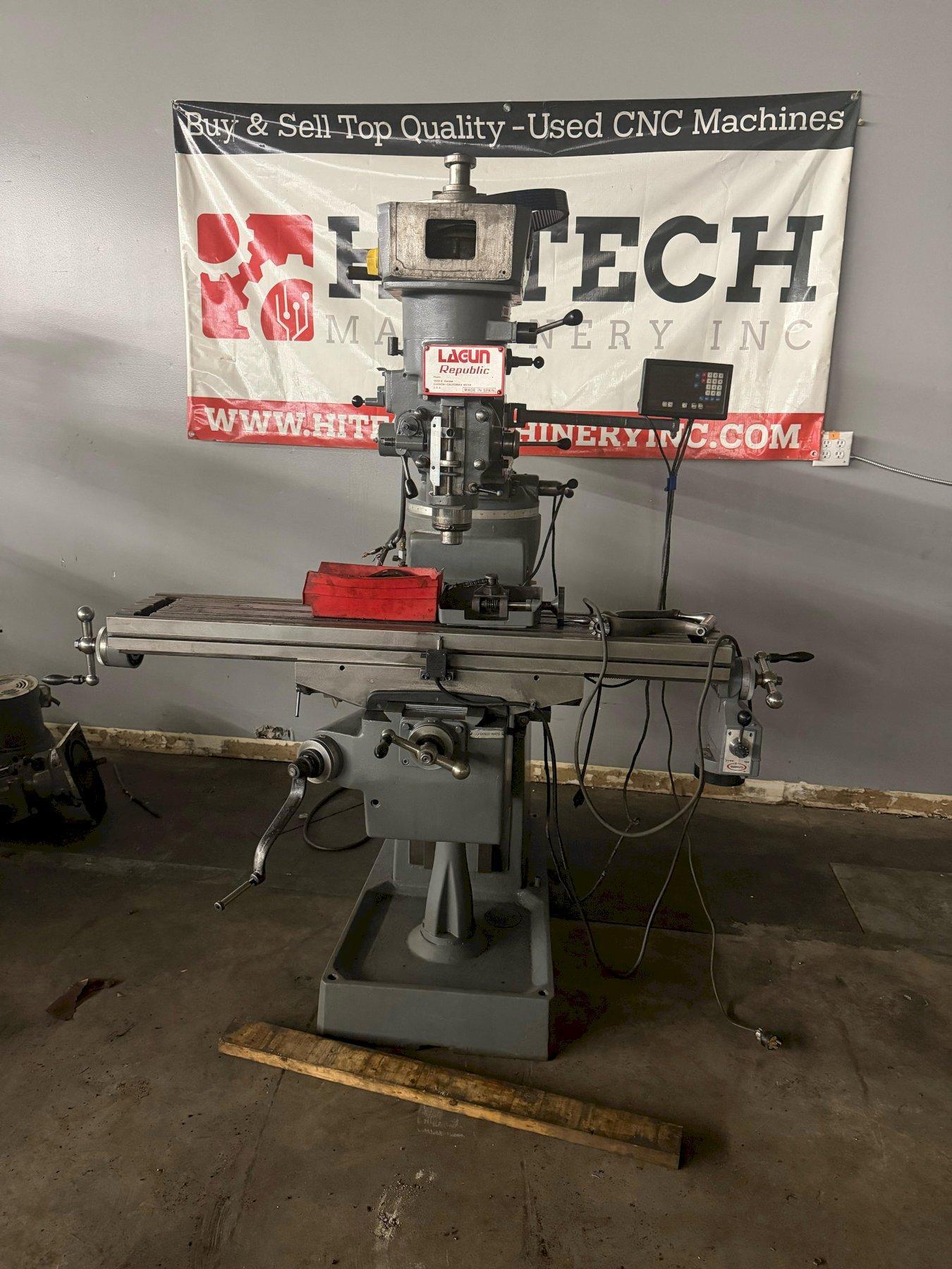 1 - PREOWNED LAGUN FTV-2 VERTICAL MILL, S#