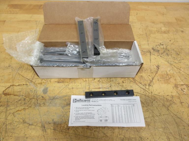 Mitee-Bite 33220 | 1/4-20" Screw Size Locating Rail, 1 Box (24 pcs) New In Box- Auction Item