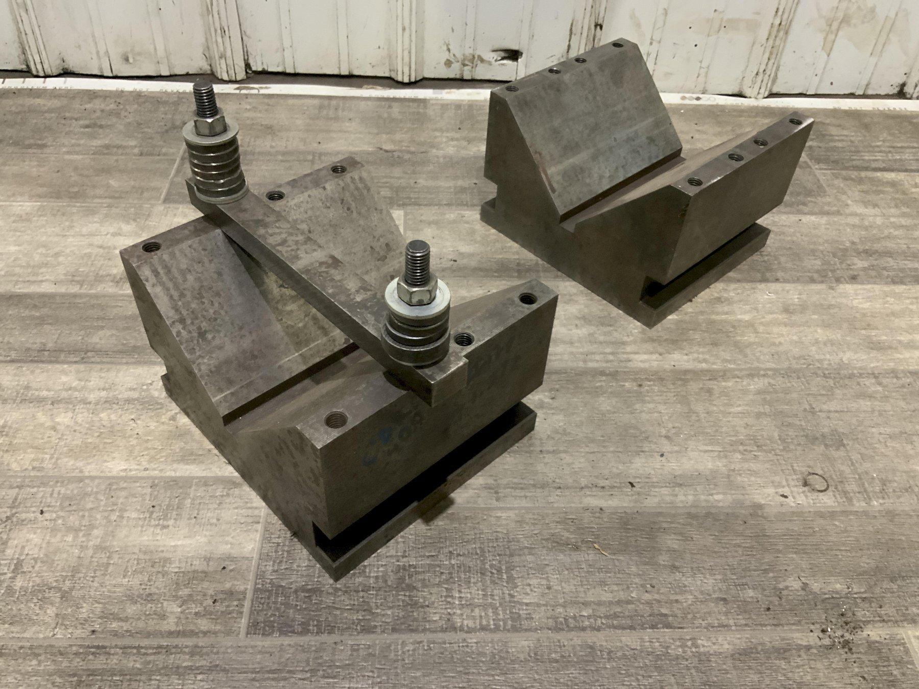 7" LONG X 7" OPENING PAIR OF V-BLOCKS: STOCK #81466
