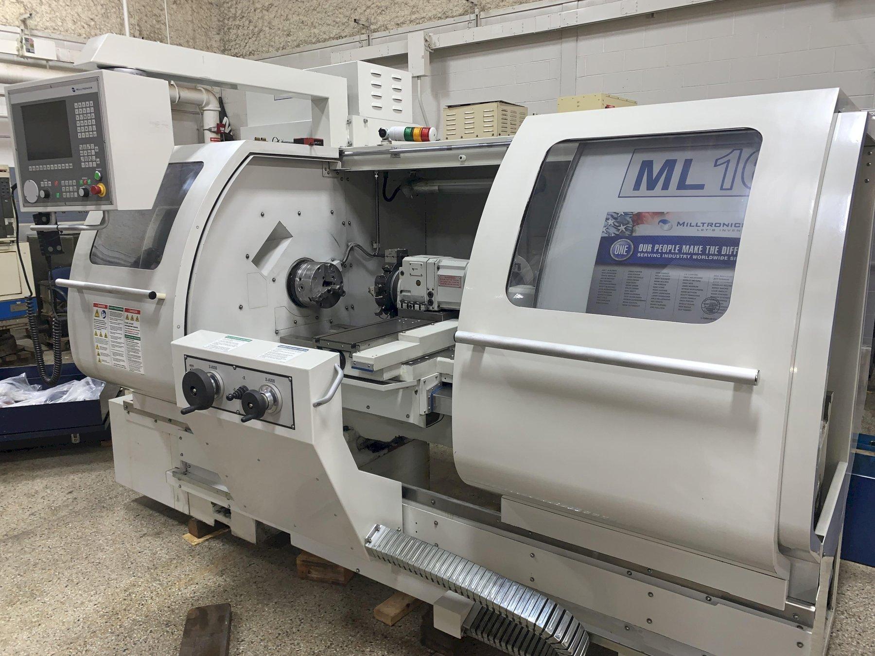 Milltronics Model ML16/40 2-Axis CNC Flat Bed Lathe, S/N 12891, New 2015.