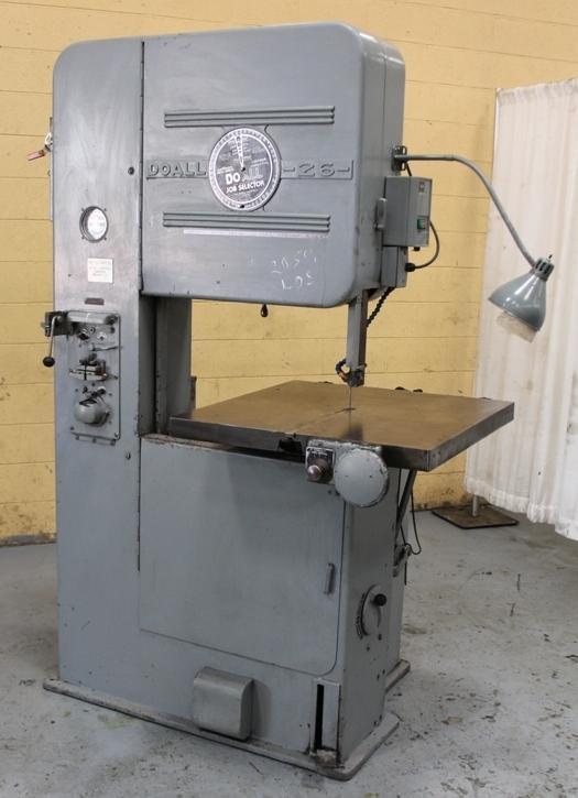 26' DOALL MODEL #V-26 VERTICAL BAND SAW: STOCK #63110