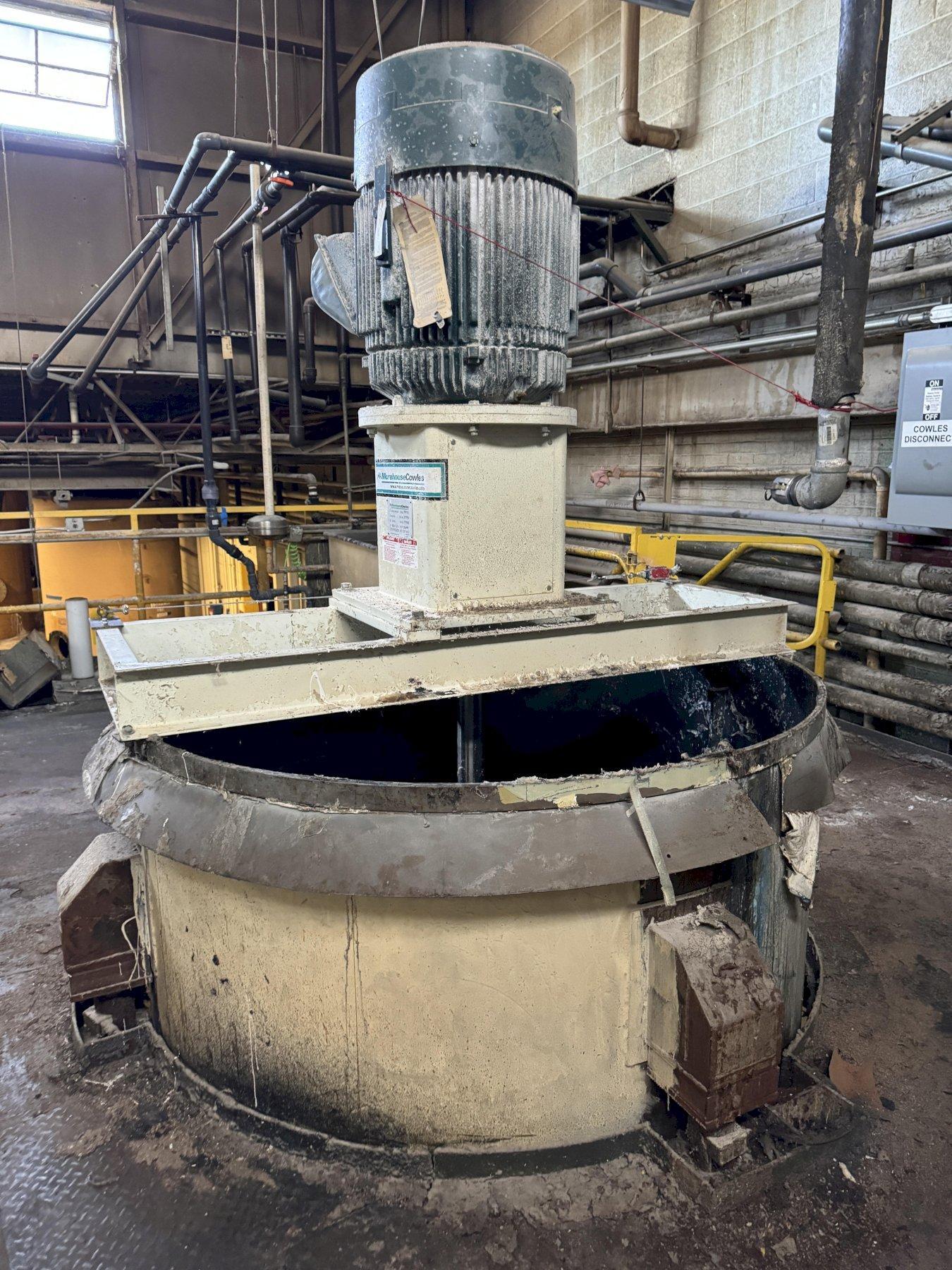 2010 Morehouse Cowles 30-D60 Mixer Dissolver, Serial LA-600, 6'w x 60