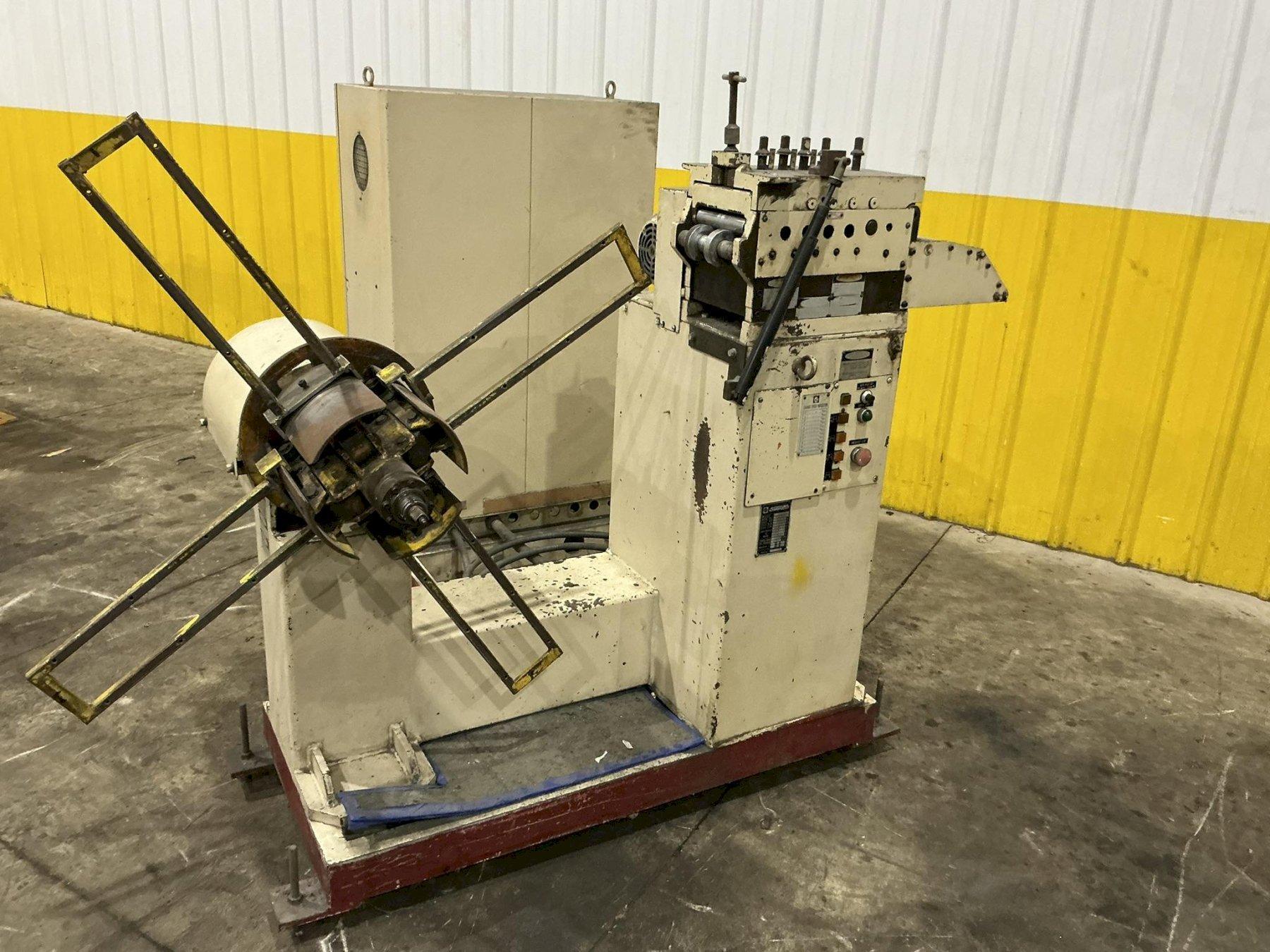 6" SONORUKA COIL REEL UNCOILER & STRAIGHTENER FEED LINE: YOBRO #25971