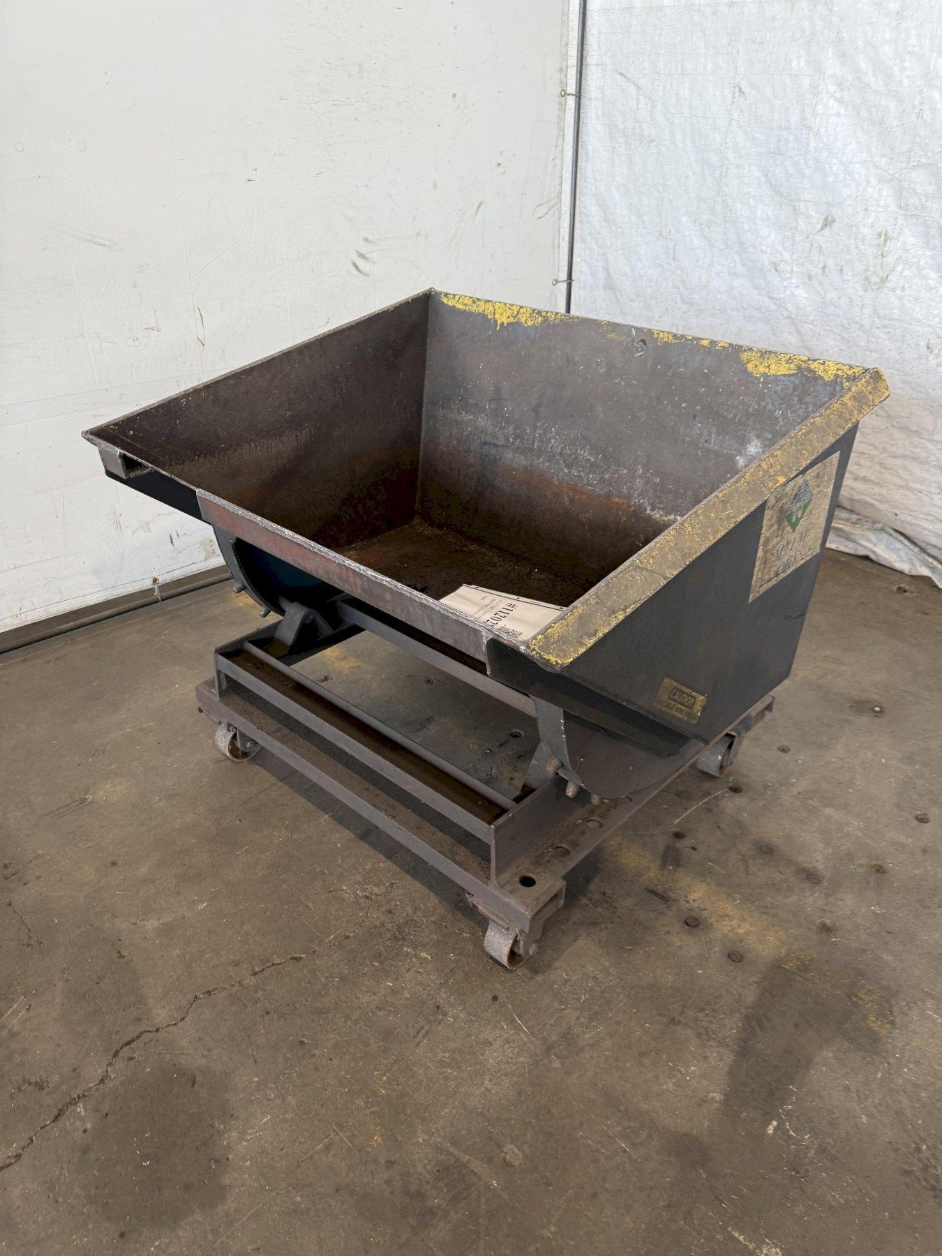 1/2 CUBIC YARD DUMP HOPPER. STOCK # 1120224