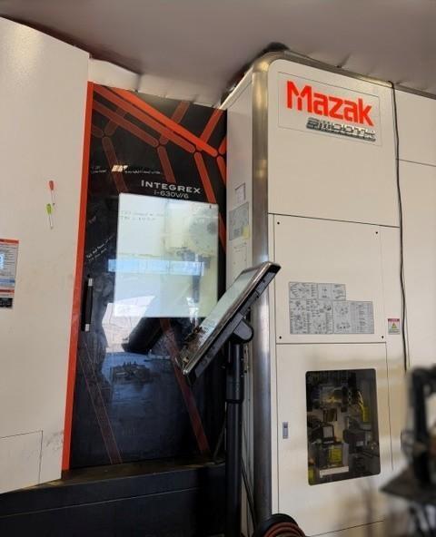 MAZAK INTEGREX i-630V/6 Equipped w/ 60 ATC, Automatic Tool Changing, High Pressure Coolant, Probing, High Torque 5,000 RPM spindle, Two Pallet Changer