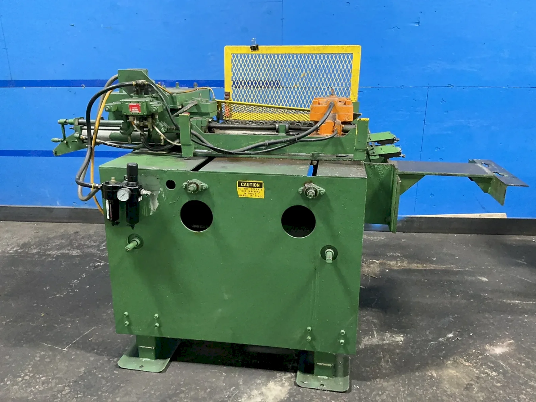 JAYBIRD AUTOMATION INC. 19” PNEUMATIC PRESS FEEDER AND COIL STRAIGHTENER  -  J15 1818