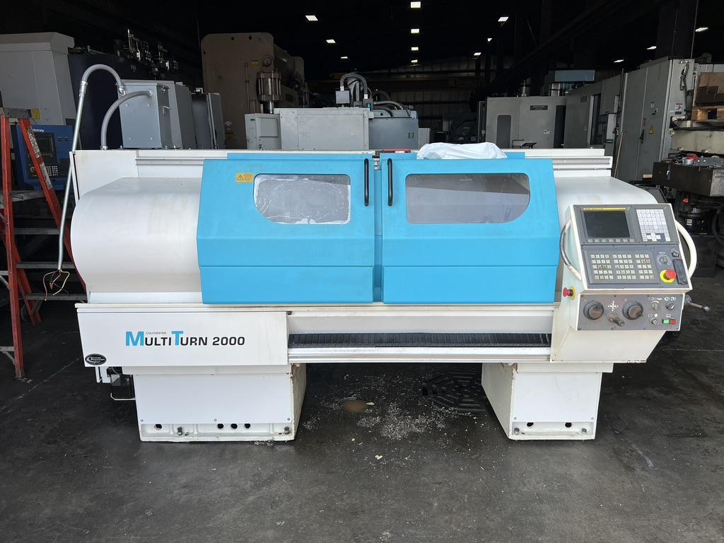 2004 COLCHESTER MULTI TURN 2000 CNC LATHE, 15" x 50" , FANUC oi-TB CONTROL
