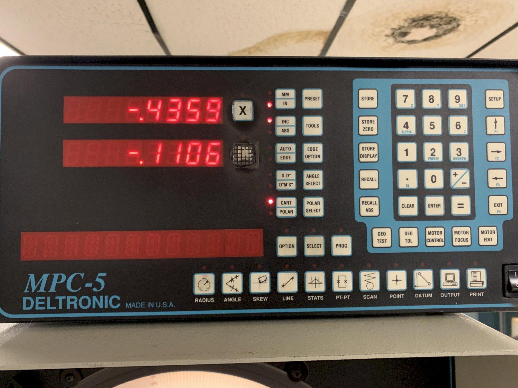 14" Deltronic Model DH214 Bench Top Optical Comparator, S/N 22910256.