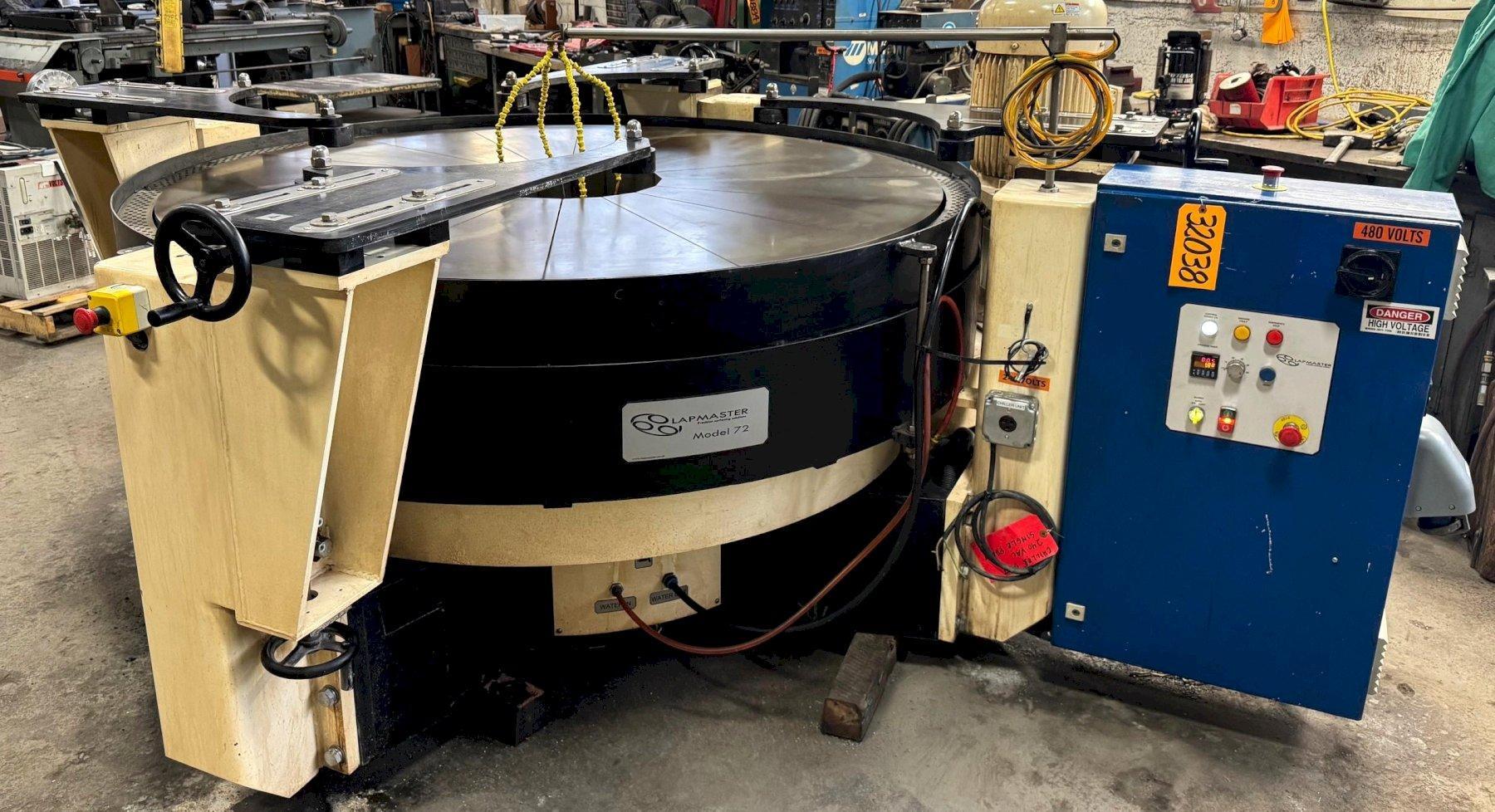 72" Lapmaster Lapping Machine, (4) Rings Open Face, V-Speed, 2011