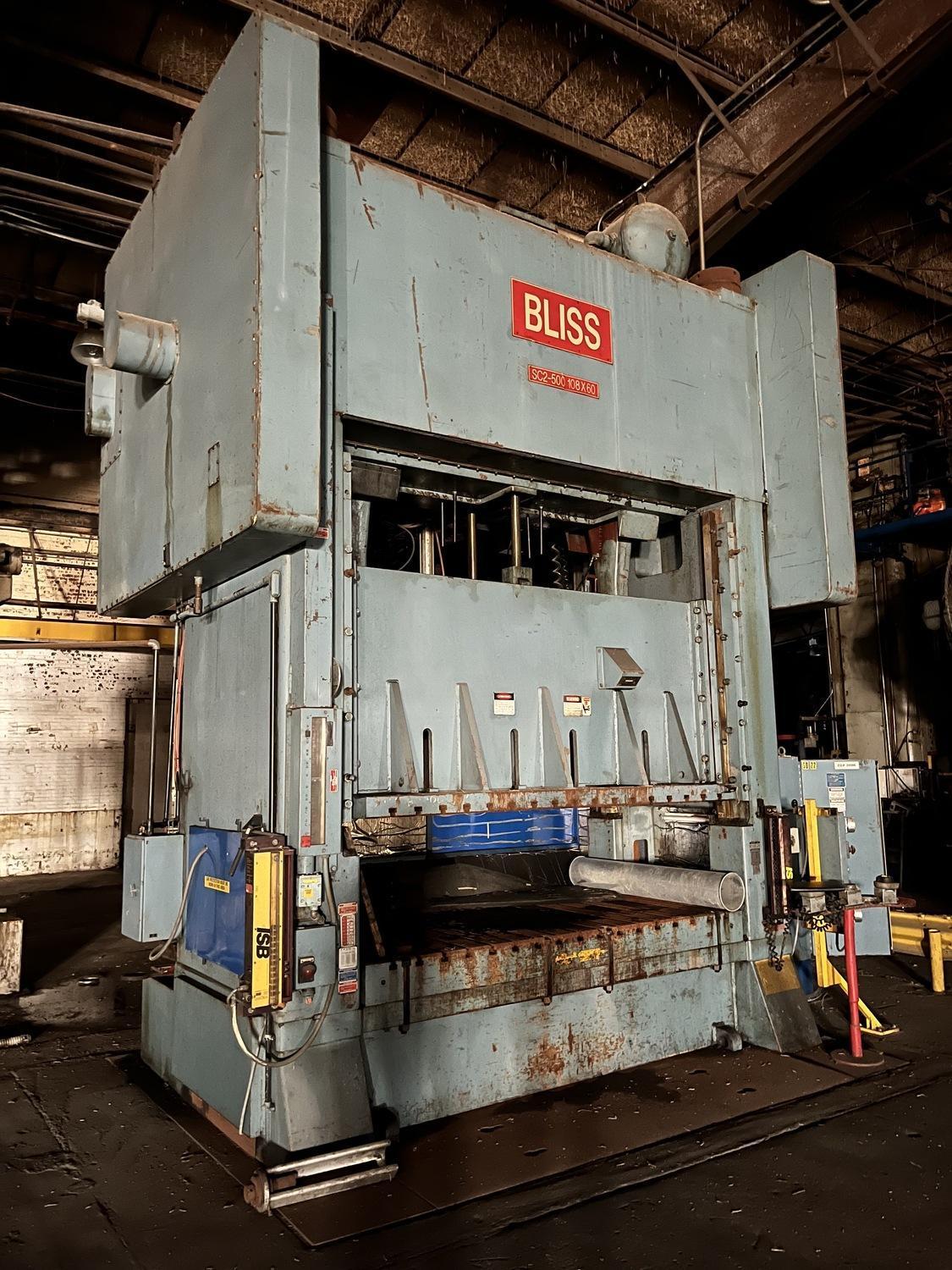 500 Ton Bliss Straight-Side Press