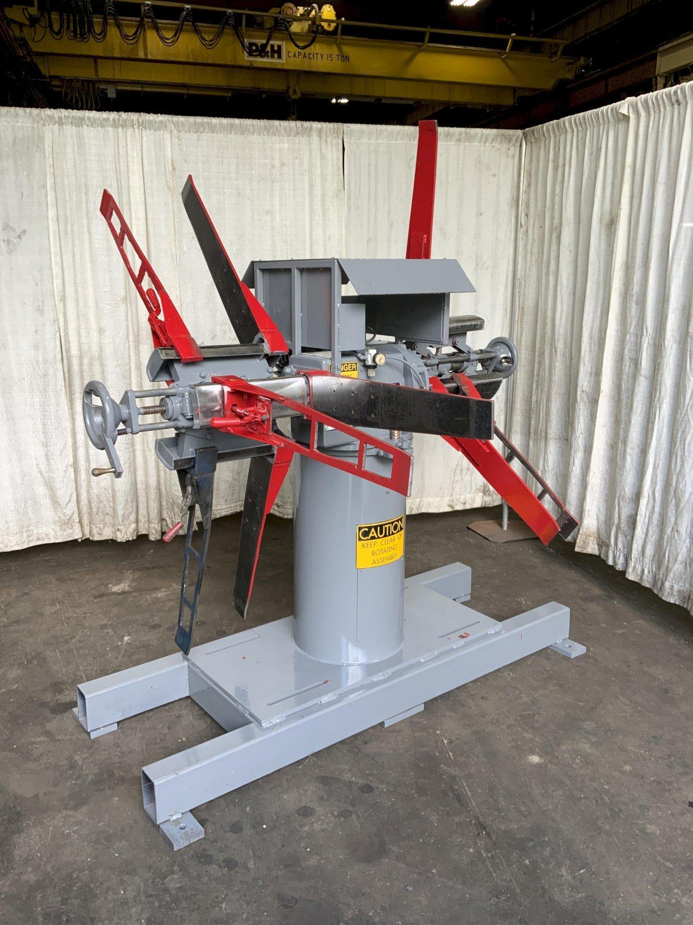 3000 LB X 12" CWP MODEL 2.5RD DOUBLE END COIL REEL: STOCK #80950