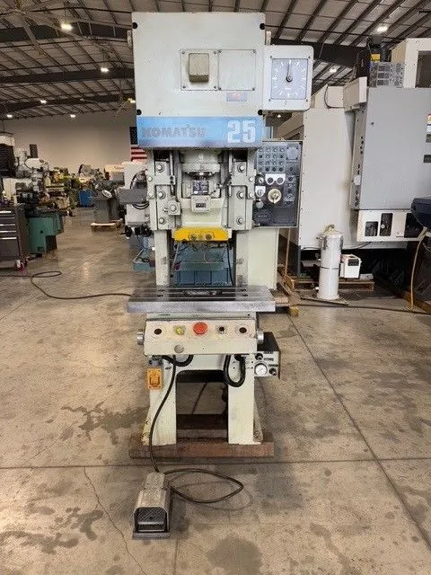 KOMATSU  OBS-25  25 Ton Gap Frame Press 1995’ # 7224