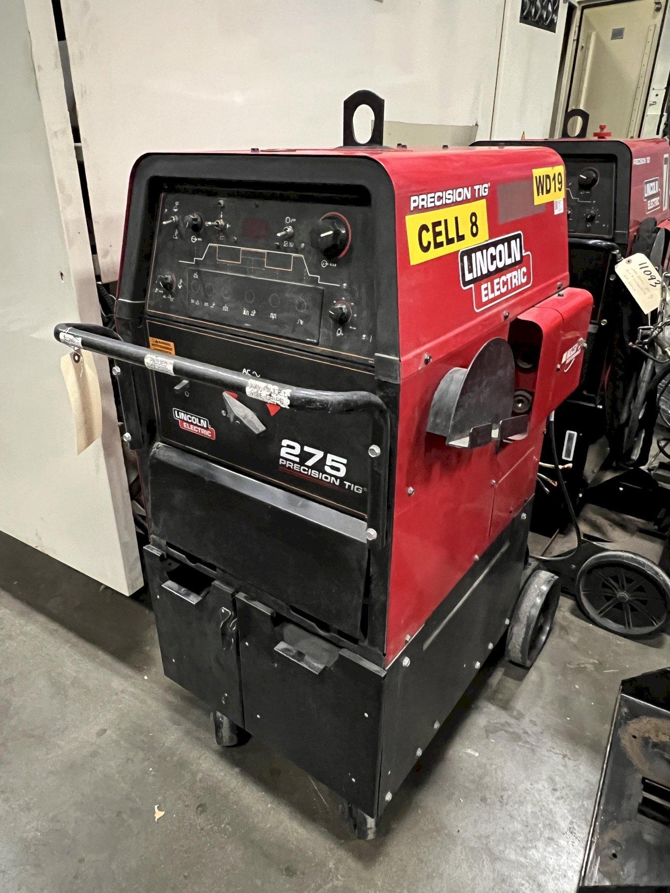 LINCOLN ELECTRIC TIG WELDER, MODEL 275, NO GUN, 2017