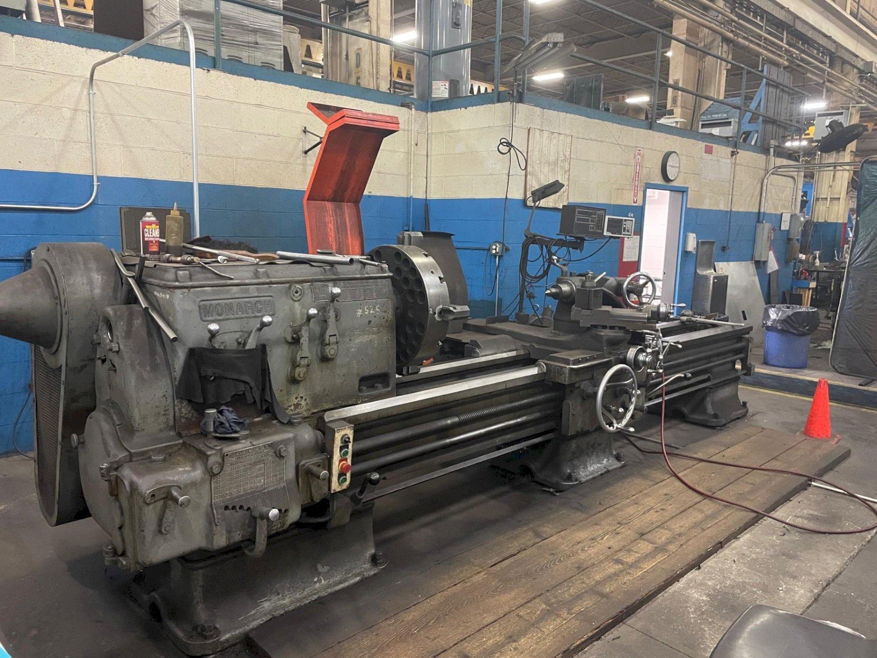 30.5" x 120" MONARCH Model C Engine Lathe, S/N 3-6822, New 1953.